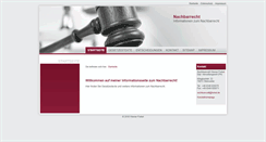 Desktop Screenshot of nachbarrecht.de