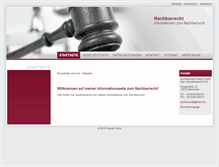 Tablet Screenshot of nachbarrecht.de